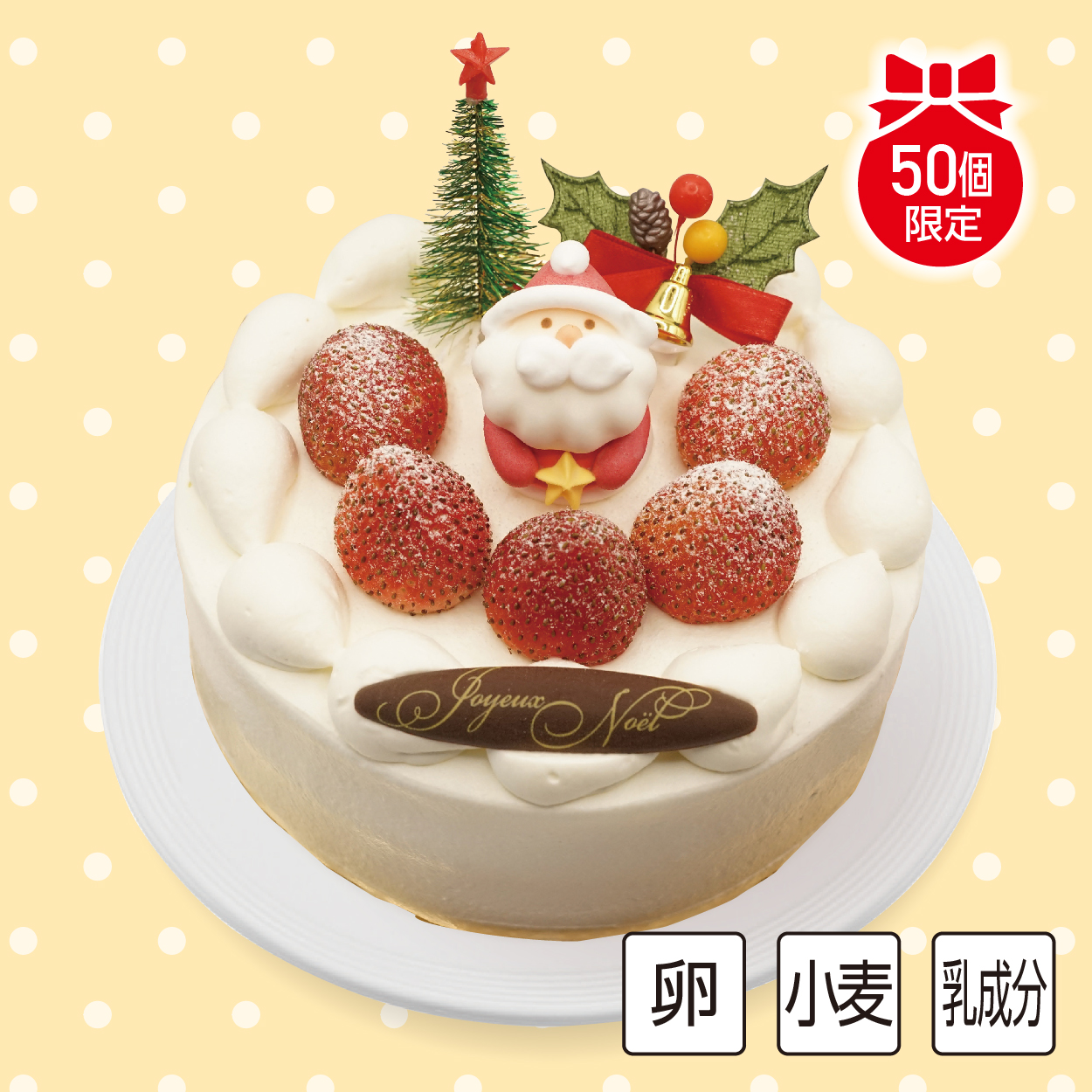 【クリスマス】洋菓子工房ベルジェ　クリスマスケーキ　【L6002】 商品サムネイル